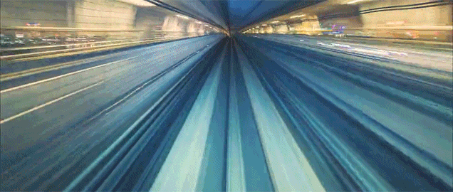 This Train Ride Through Tokyo Is Totally Hitting The Hyperdrive