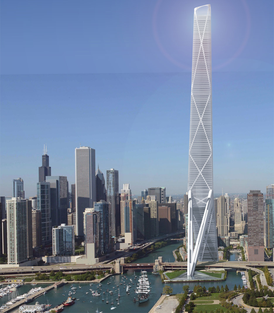 Chicago Might Plug Its Giant Hell Pit With A Highway-Straddling Skyscraper