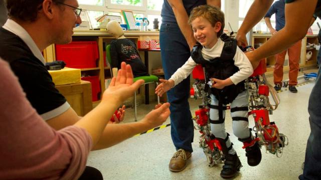 The World’s First Child-Sized Exoskeleton Will Melt Your Heart