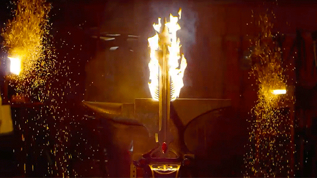 Blacksmiths Build The Flame-Spitting Sword From Voltron