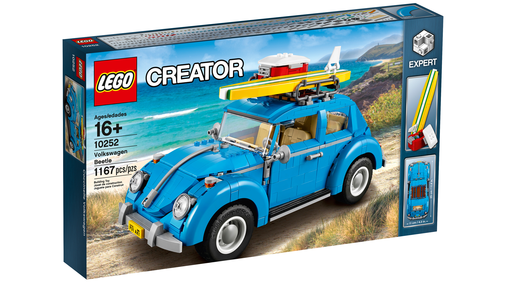 LEGO’s Second Attempt At A Classic ’60s VW Beetle Has Finally Perfected Its Curves