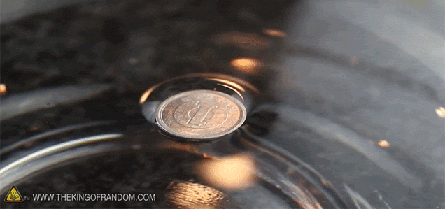 How To Make Metal Coins Magically Float On Water