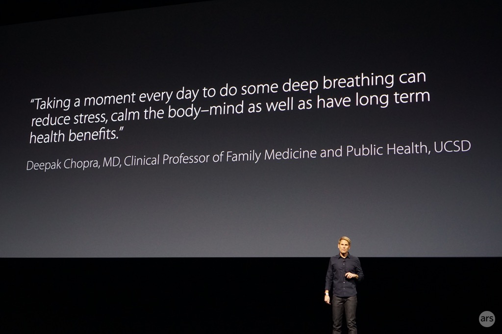 Apple Thinks You Should Breathe More, Sponsored By Deepak Chopra
