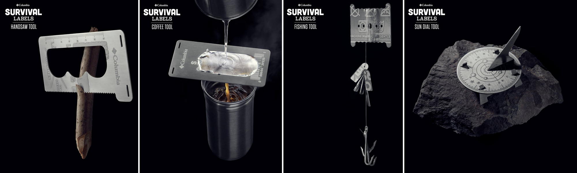 Columbia Turned Its Clothing Labels Into Stainless Steel Survival Tools