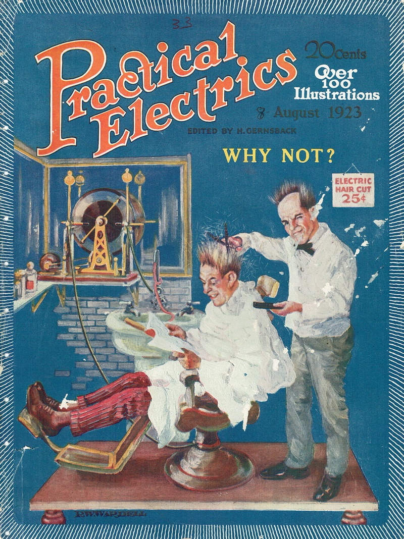 This Magazine Predicted The Electric Haircut Of Tomorrow