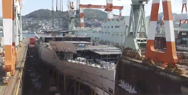 Watch A Cruise Ship Get Built 