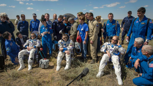 Astronauts Land Back On Earth After Almost 200 Days In Space