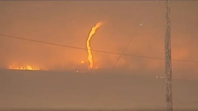 Rare, Hellish ‘Firenado’ Spotted During Major California Bushfire
