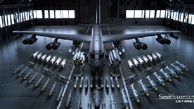 Here’s How Many Weapons A B-52 Bomber Can Hold