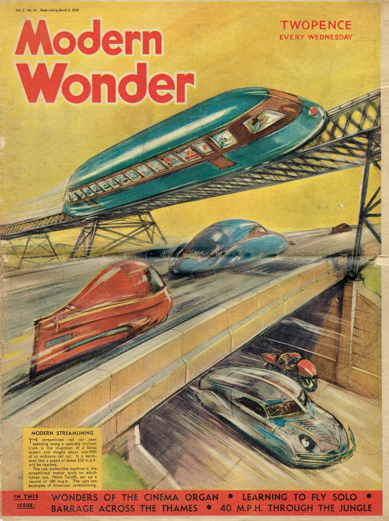 This 1938 Magazine Cover Showed Britain With A Shinier, Happier Future