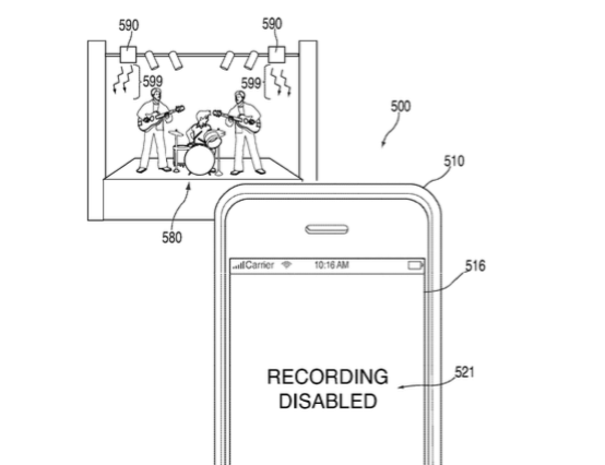 New Apple Patent Could Stop You From Taking Photos And Videos At Concerts