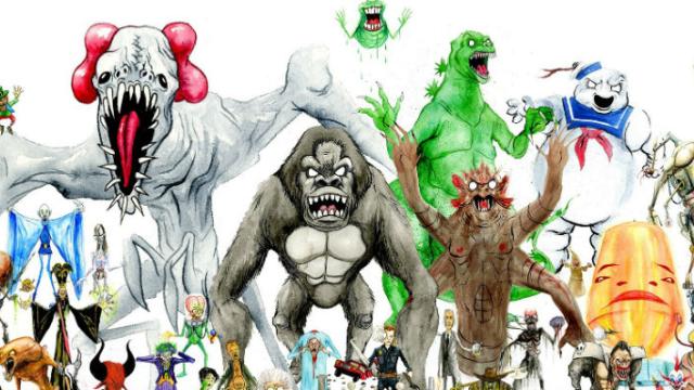 Can You Name All 185 Movie Monsters On This Crazy Poster?