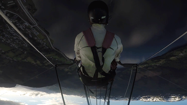 Watch The Exact, Terrifying Moment A Hang Glider Loses Control