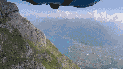 Watching Wingsuiters Base Jump Off This Steep Mountain Will Make You Terrified Of Heights