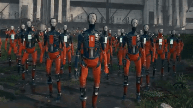 Robot Prisoners Trudge To Freedom In This Quick Hit Of Sci-Fi Eye Candy