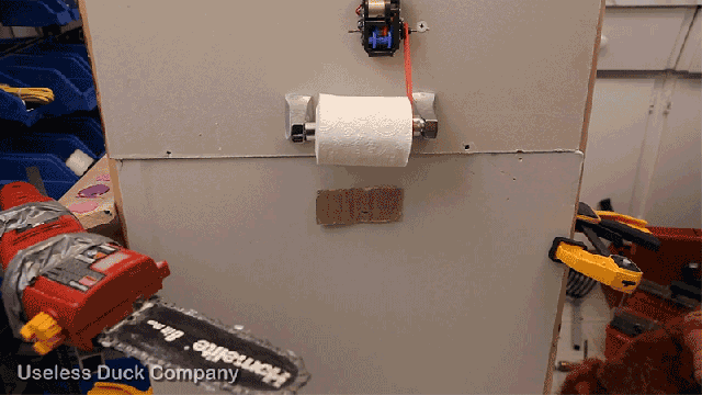 You’ll Probably Lose A Finger, But This Toilet Paper Machine Makes Life So Much Easier