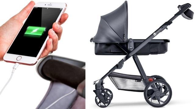 This Stroller Charges Your Phone Using Generators In Its Wheels