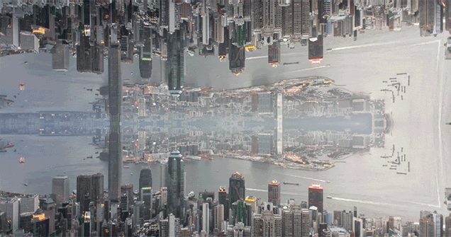 Truly Stunning Video Flips Hong Kong On Top Of Itself