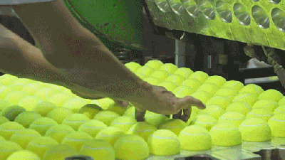 Seeing Tennis Balls Get Made Is Way More Captivating Than I Ever Thought