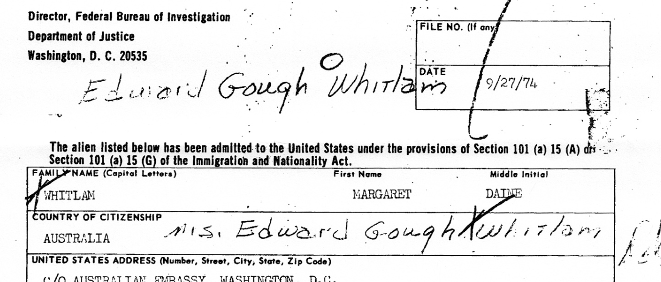 FBI Releases File On Australia’s Pinko Prime Minister, Gough Whitlam