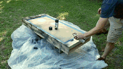 Building Your Own Air Hockey Table Is Surprisingly Easy