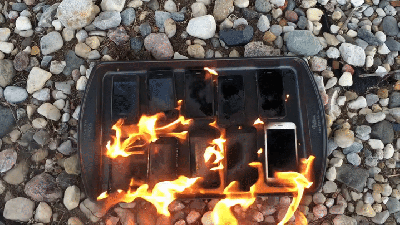 This Guy Set Every Generation Of iPhone On Fire With Gasoline