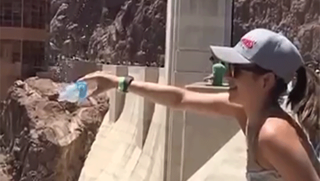 Watch Water Pour Upward At The Hoover Dam