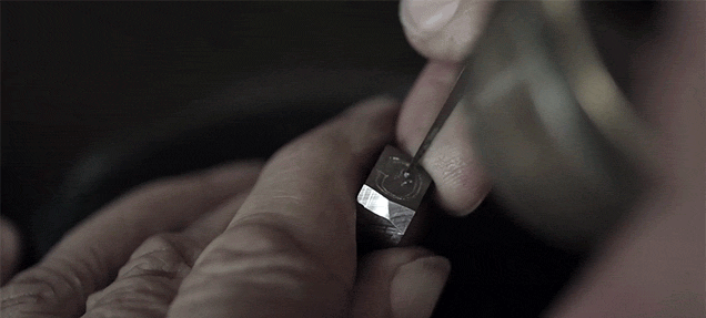 Watch A Punchcutter Painstakingly Carve Out A Single Letter