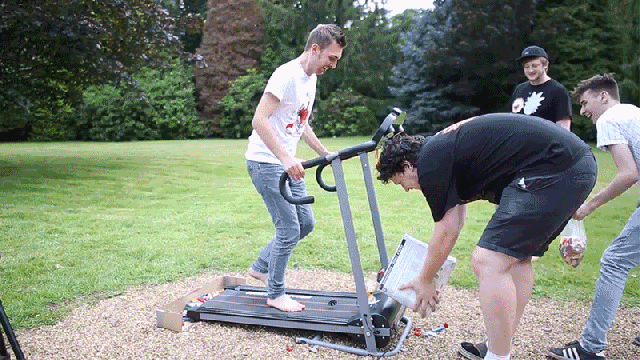 Walking On A LEGO-Covered Treadmill Might Be The Most Painful Thing Ever