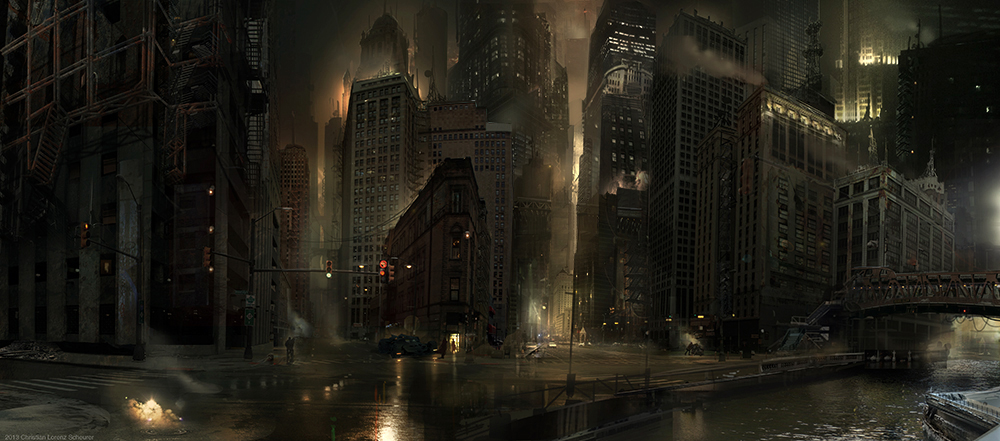 Gorgeous Concept Art Shows Off Batman V Superman’s Gotham City And Doomsday