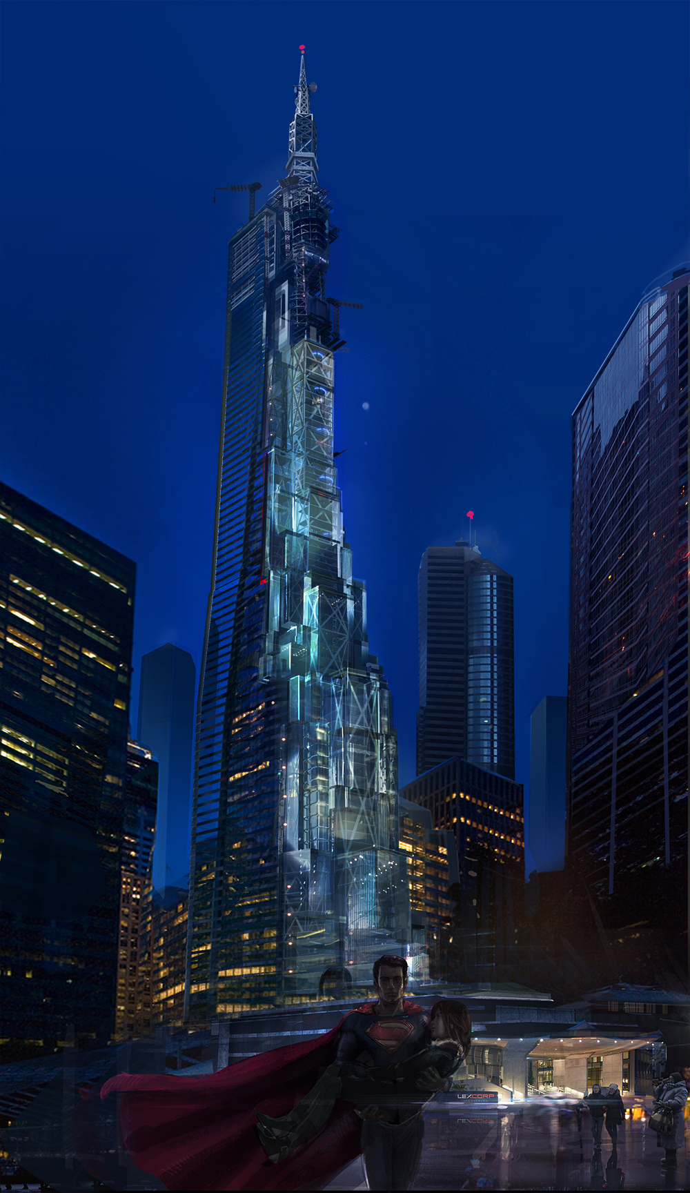 Gorgeous Concept Art Shows Off Batman V Superman’s Gotham City And Doomsday