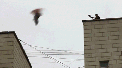 Watching This Dude Run Off Rooftops For Fun Made Me Almost Faint