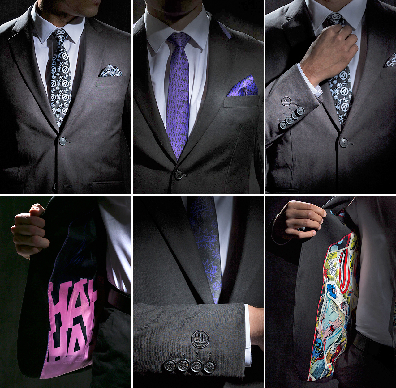 Look As Stylish As Tony Stark In These New Marvel- And DC-Themed Business Suits
