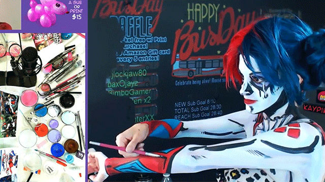 Woman Transforms Into Harley Quinn Using The Power Of Full-Body Makeup