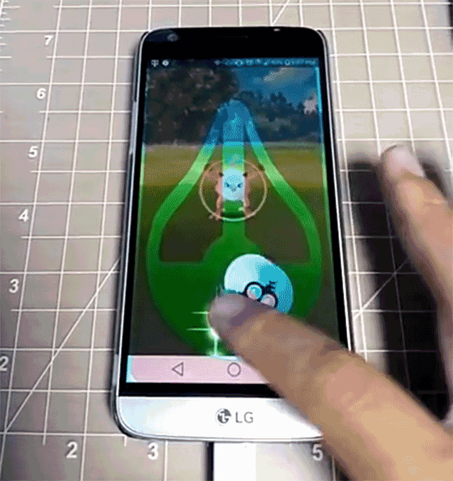 Finger-Guiding Invisible Screen Protector Is The Best Way To Cheat At Pokemon GO