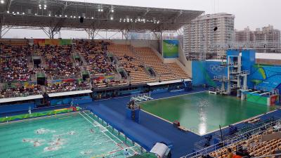 Oh God, Another Olympic Pool Turned Green