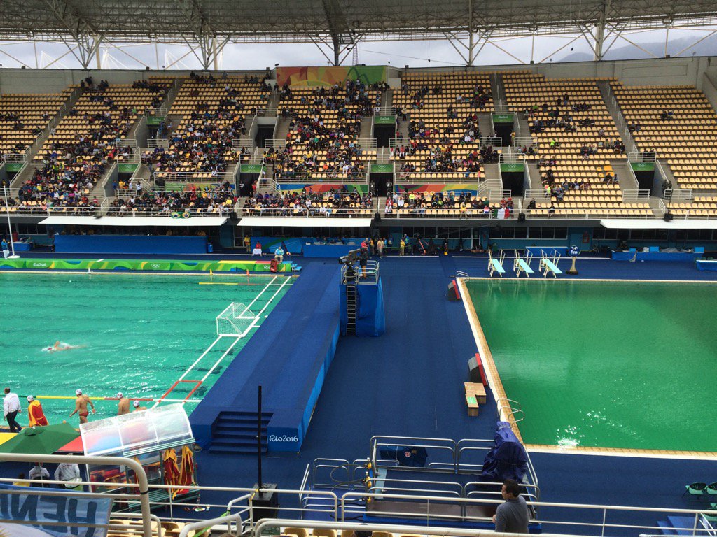 How Much Pee Would It Take To Turn An Olympic Pool Green?