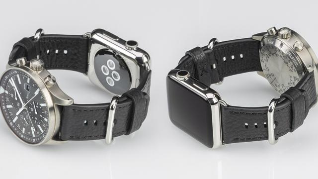 Double-Sided Strap Lets You Hide Your Apple Watch Shame Under A Nicer Timepiece