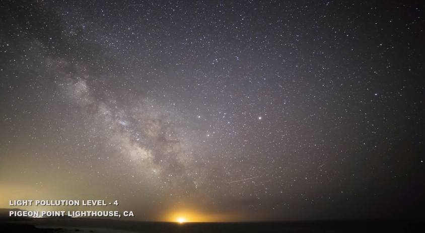 Check Out How The Different Levels Of Light Pollution Screws Us From Seeing Stars