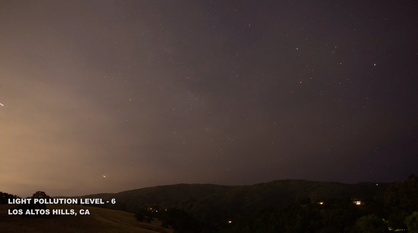 Check Out How The Different Levels Of Light Pollution Screws Us From Seeing Stars