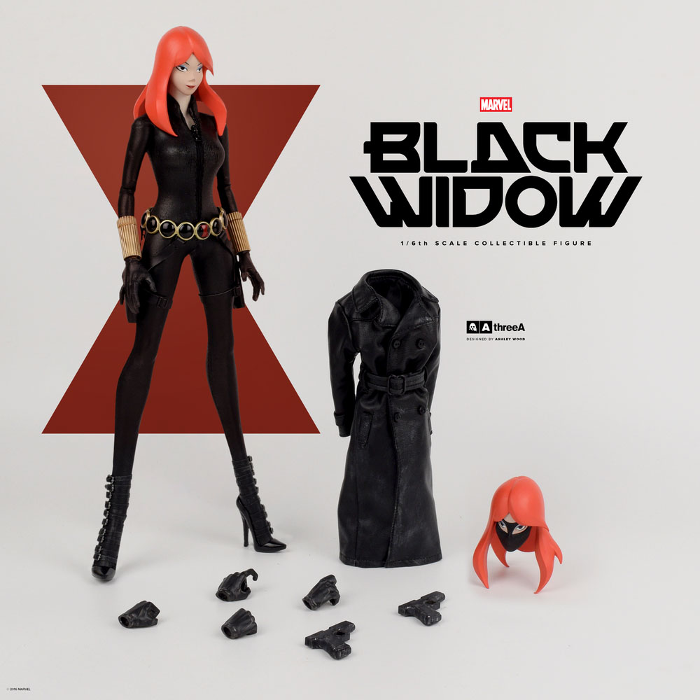 Black Widow Gets Animated For This Super-Stylised Action Figure