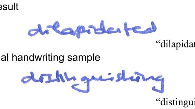 New Software Can Perfectly Forge Handwriting