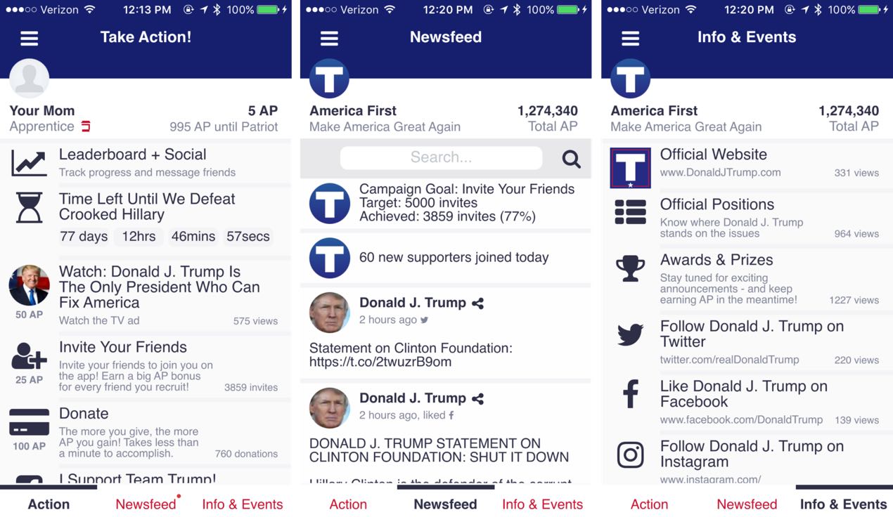 Amazingly, Donald Trump’s New App Is Not A Joke