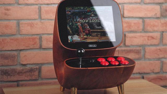 Wooden Desktop Arcade Might Be The Most Beautiful Retro Hardware I’ve Ever Seen