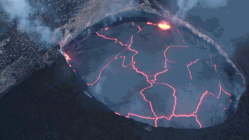 Damn, This Piping Hot Volcano B-Roll Is Metal As Hell