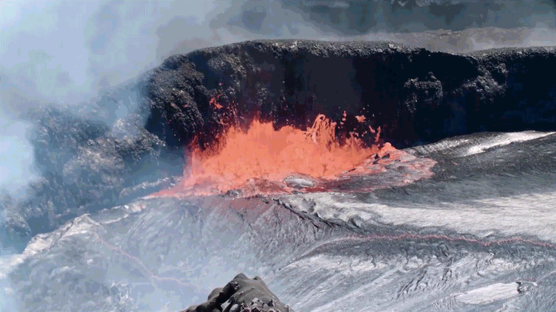Damn, This Piping Hot Volcano B-Roll Is Metal As Hell