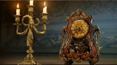 Your First Look At Lumière And Cogsworth In Disney’s Beauty And The Beast Remake