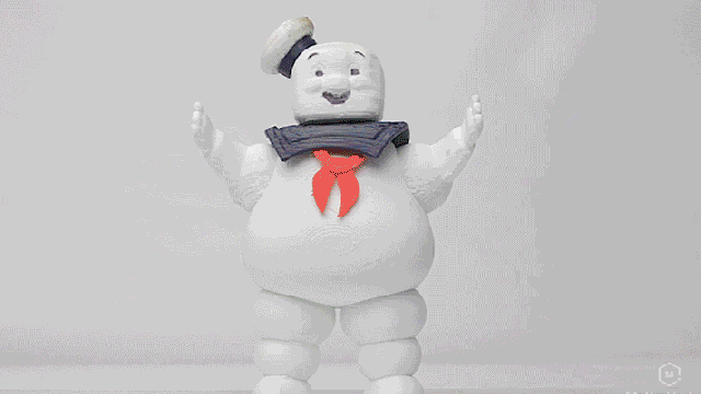 Watch A Stay Puft Marshmallow Man Melt Away In The Most Horrific Way Possible