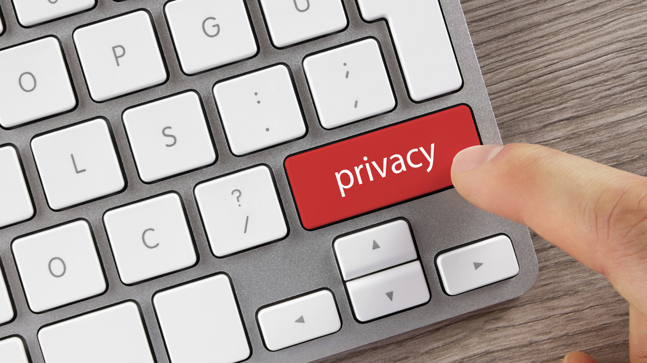 Stock image of a privacy button used by Australians