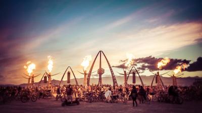 Fancy Burning Man Camp Ransacked By Vandals